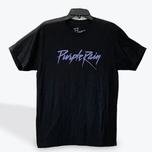 Prince Purple Rain Graphic T-Shirt Mens Medium Black Short Sleeve Music Movie